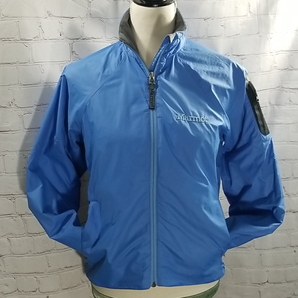 Marmot Sky Blue Lightweight Rain Jacket